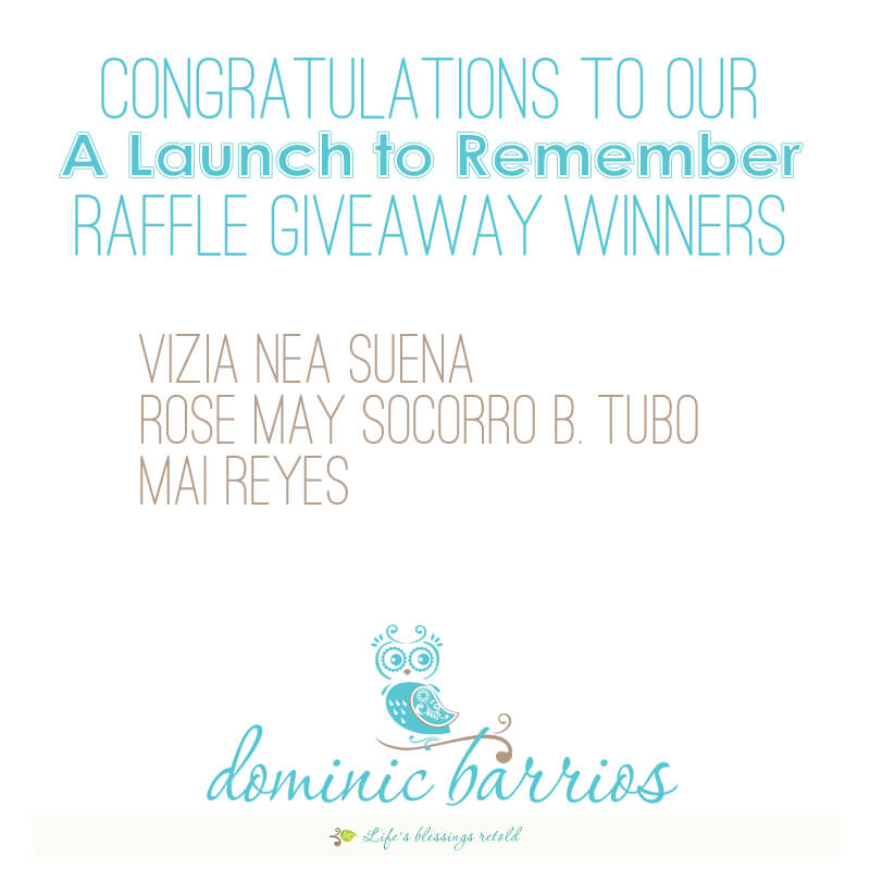 launch winners for blog